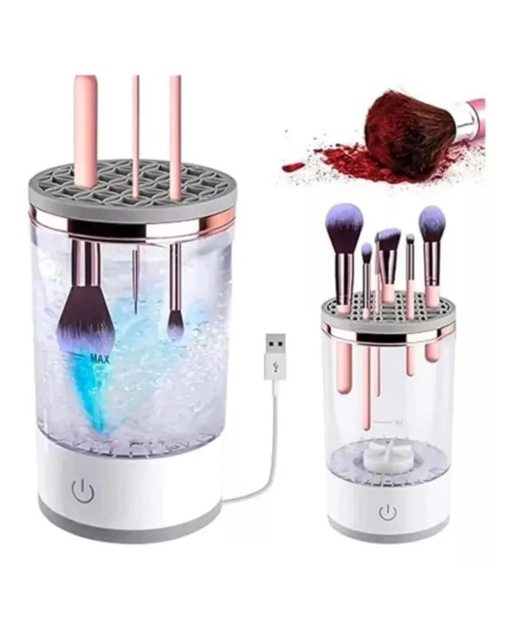 Limpiador De Brochas De Maquillaje Eléctrico - Imagen 3