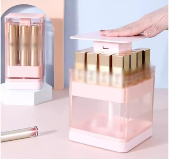 Organizador De Lápiz Labial Transparente - Imagen 3