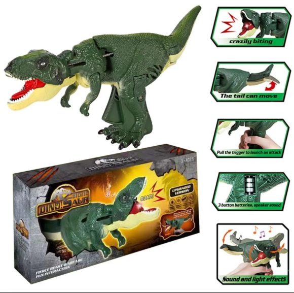 Dinosaurio De Juguete Con Movimientos De Cabeza - Imagen 2