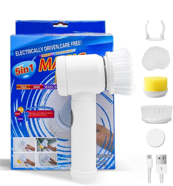 Cepillo De Limpieza Eléctrico Recargable