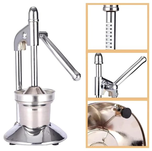 Exprimidor De Frutas Manual Saca Jugo Naranja - Imagen 2