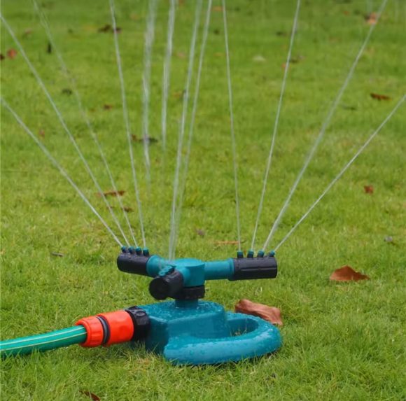 Aspersor Para Riego De Jardín Giratorio Automático - Imagen 3