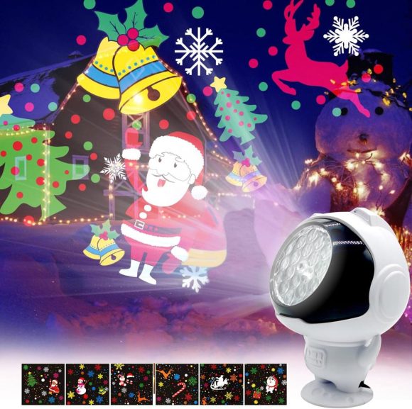 Proyector Astronauta De Luces Navideñas
