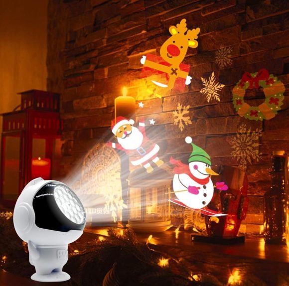 Proyector Astronauta De Luces Navideñas - Imagen 3