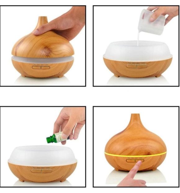 Humificador Difusor De Aceite Con Control Remoto - Imagen 3
