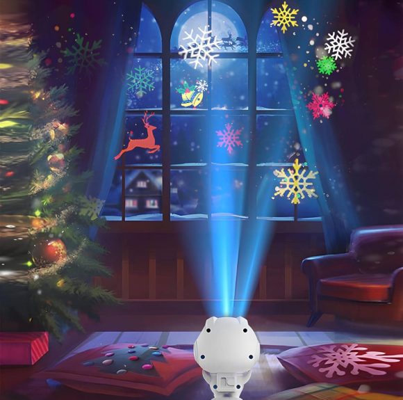 Proyector Astronauta De Luces Navideñas - Imagen 2