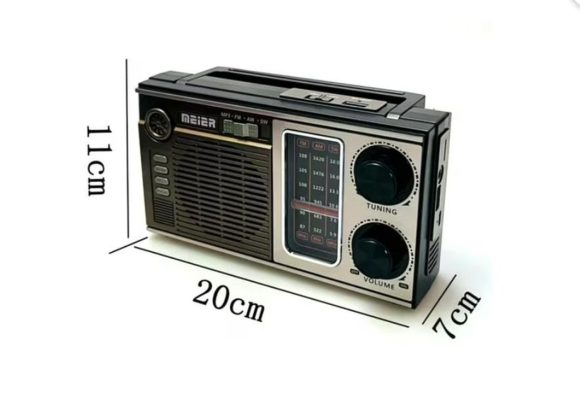 Radio Vintage Solar Recargable Bluetooth - Imagen 3