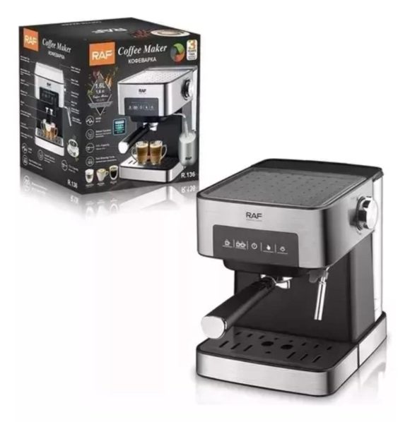 Maquina Café Espresso Espumador De Leche RAF R.136 - Imagen 2