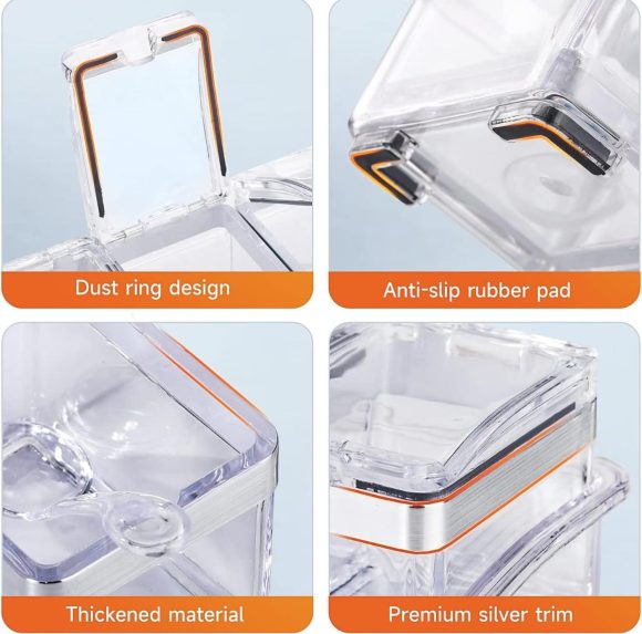 Caja Organizador De Condimentos 4 Compartimientos - Imagen 3