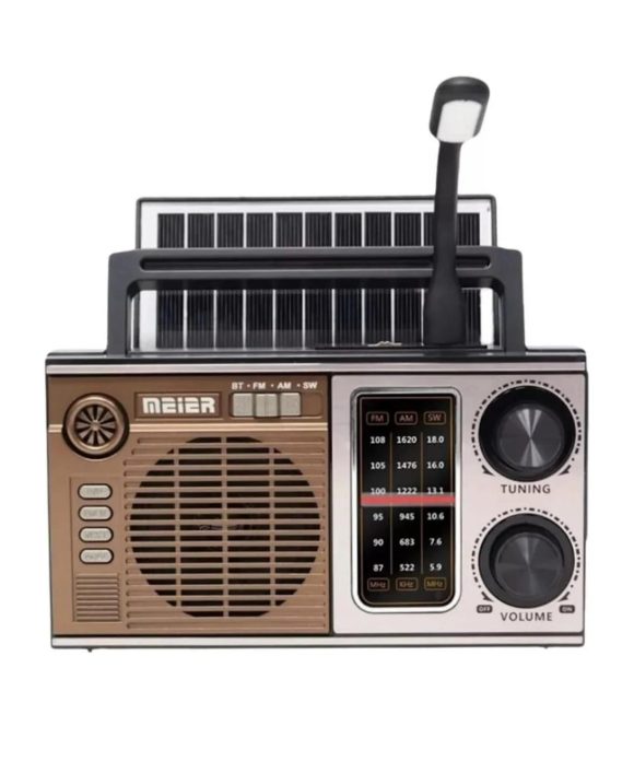 Radio Vintage Solar Recargable Bluetooth