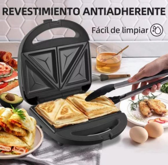 Maquina Sandwichera Antiadherente RAF - Imagen 4