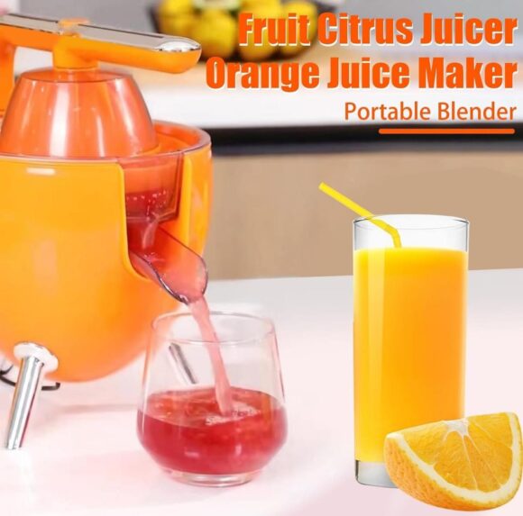 Exprimidor De Frutas Recargable USB Prensa Portátil - Imagen 2