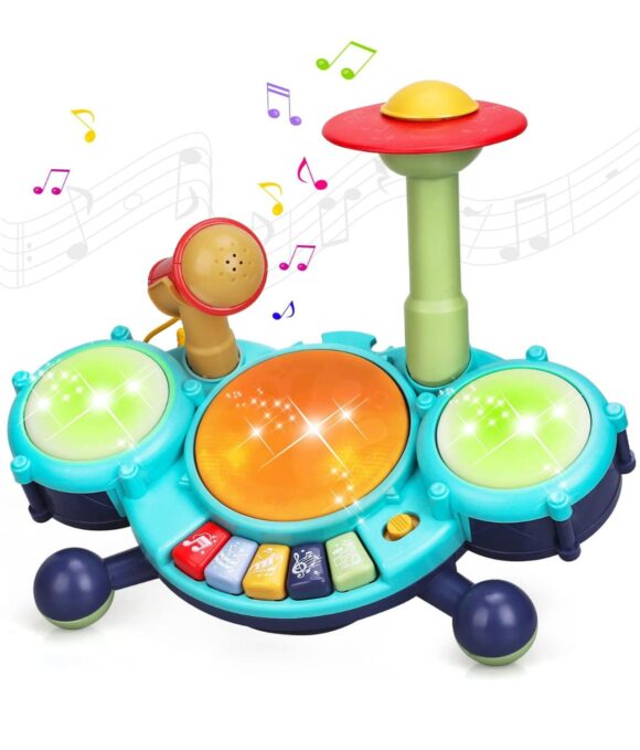 Juguete Bateria Musical Para Bebes Con MIcrofono